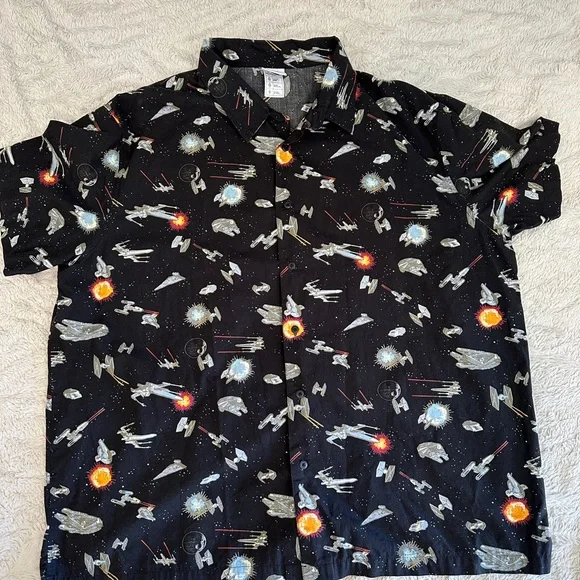 Disney Shirts Xxl Authentic Disney Parks Star Wars Black